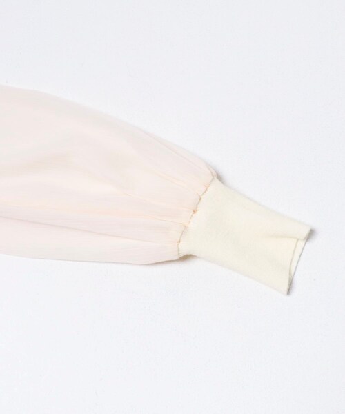 URBAN RESEARCH ROSSO（アーバンリサーチロッソ）の「ハイネックボリュームスリーブブラウス（シャツ/ブラウス・レディース・IVORY/BLACK DOT/PINK・Free）」の6枚目の写真