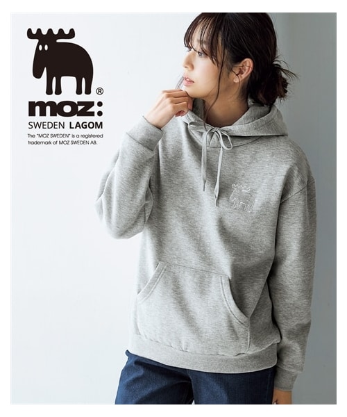 nissen（ニッセン）の「moz（モズ）裏起毛パーカー（パーカー