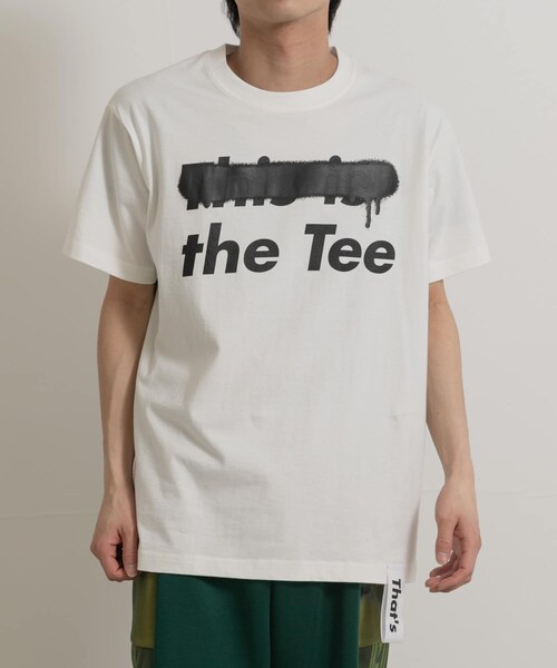 THE GOODLAND MARKET（ザグッドランドマーケット）の「That’s　RE the Tee Organic（Tシャツ/カットソー・メンズ・WH/BK・S/M/L/XL）」の5枚目の写真
