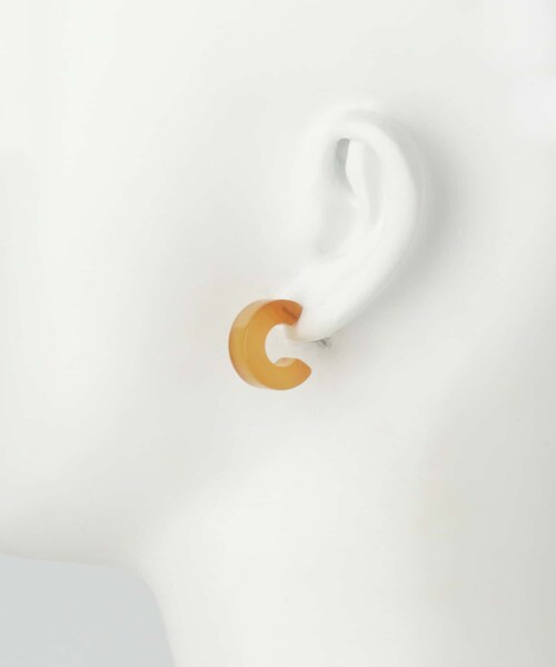 URBAN RESEARCH DOORS（アーバンリサーチドアーズ）の「MACHETE 　 Muse Hoop（ピアス（両耳用）・レディース・Prism/Cognac/Ivory・one）」の6枚目の写真