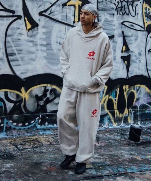 URBAN RESEARCH（アーバンリサーチ）の「LOTTO　CLASSIC BIG LOGO HOODIE（パーカー・メンズ・NAVY/GRAY/BLACK・M/L/XL）」の9枚目の写真