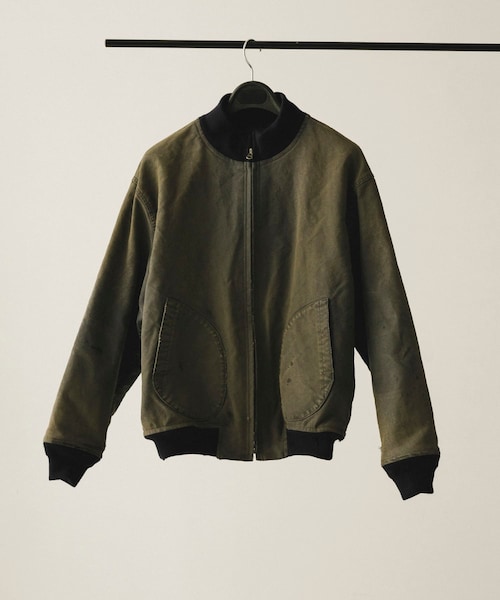 A PRESSE　Vintage WW2 US NAVY Blue Deck Jacket