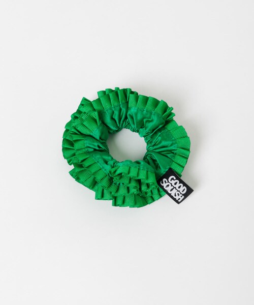 URBAN RESEARCH(アーバンリサーチ)の「Good Squish BABY COWBOY GREEN SILK(ヘアゴム・レディース・GREEN・FREE)」の1枚目の写真