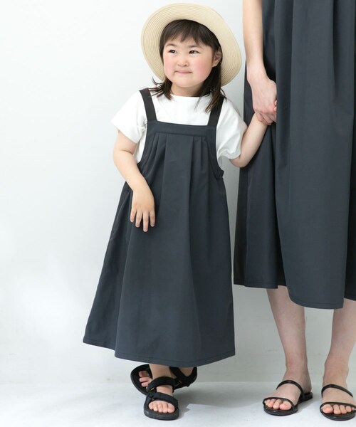 URBAN RESEARCH DOORS(アーバンリサーチドアーズ)の「『親子リンク』add fabrics防汚Tシャツ(KIDS)(その他トップス・キッズ・ORANGE/WHITE・105/120/135/150)」の14枚目の写真