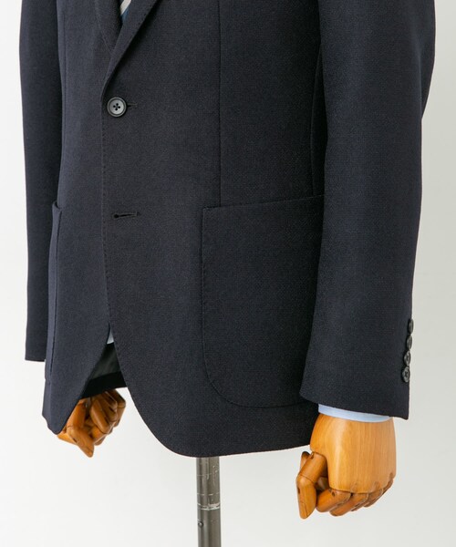 URBAN RESEARCH DOORS（アーバンリサーチドアーズ）の「『イージーケア』LIFE STYLE TAILOR　バーズアイストレッチジャケット（その他アウター・メンズ・BROWN/NAVY・44/46/48/50）」の22枚目の写真