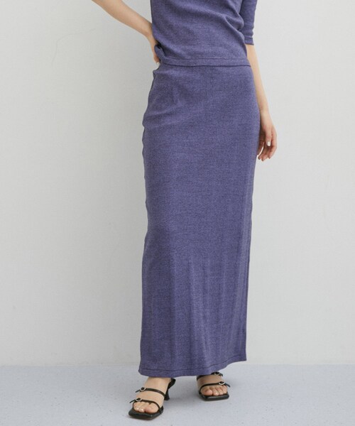 ADAM ET ROPE'(アダムエロペ)の「【Miller for ADAM ET ROPE'】Skirt(スカート・レディース・ブラック/ベージュ/パープル系・F)」の22枚目の写真