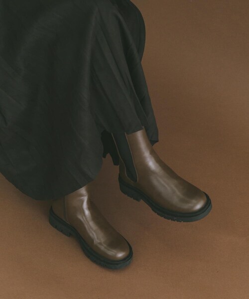 ITEMS URBANRESEARCH(アイテムズ アーバンリサーチ)の「サイドゴアブーツ(ブーツ・レディース・BLK/BRN・S/M/L)」の21枚目の写真