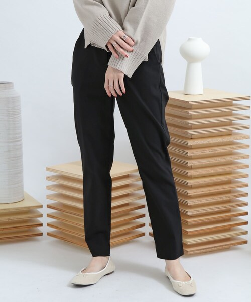 SENSE OF PLACE by URBAN RESEARCH(センスオブプレイスバイアーバンリサーチ)の「ストレッチスリムテーパードパンツ(その他パンツ・レディース・L.KHAKI/IVORY/BLACK/BURGUNDY・XS/S/M/L)」の20枚目の写真