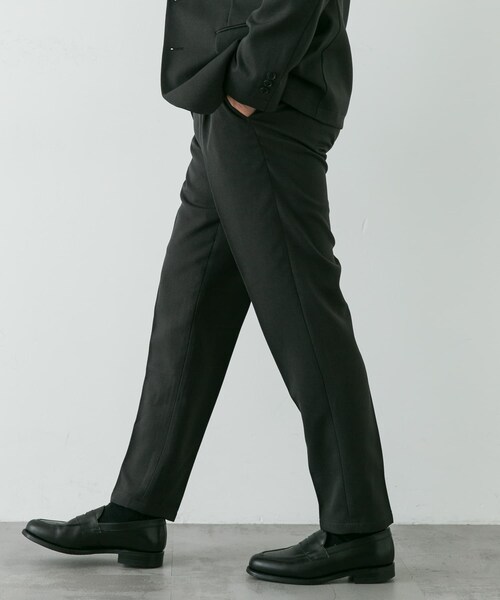 URBAN RESEARCH DOORS（アーバンリサーチドアーズ）の「LIFE STYLE TAILOR　ウールライクソフトツイルストレッチパンツ（スラックス・メンズ・GRAY/NAVY/BROWN・S/M/L/XL）」の8枚目の写真
