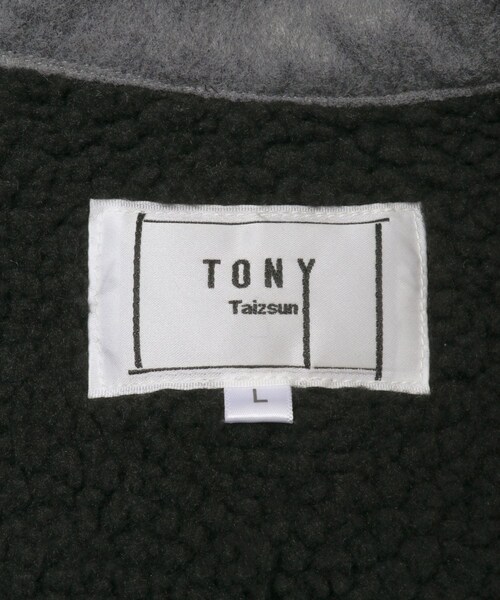 THE GOODLAND MARKET（ザグッドランドマーケット）の「TONY　Flannel Boa Jkt（ブルゾン・メンズ・BLK/GRY・L/XL）」の13枚目の写真