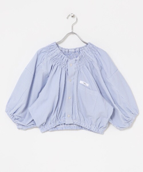 THE GOODLAND MARKET（ザグッドランドマーケット）の「77circa　make shirring neck shirt（シャツ/ブラウス・レディース・stripe 1/stripe 2/stripe 3/stripe 4/stripe 5/stripe 6/stripe 7/stripe 8・One）」の8枚目の写真