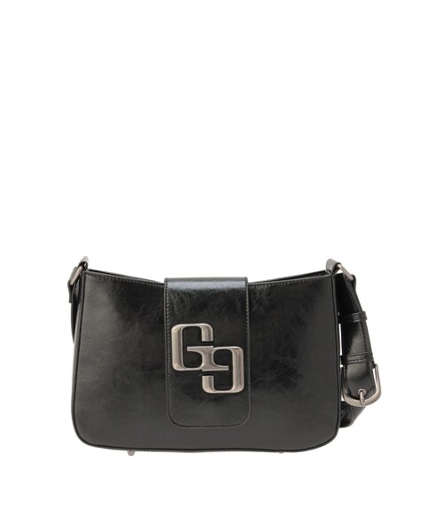 GYDA(ジェイダ)の「GGメタルワンハンドルBAG(ハンドバッグ・レディース・ブラック/パープル/ベージュ・F)」の1枚目の写真