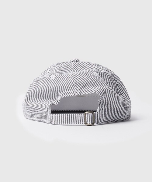 ADAM ET ROPE'(アダムエロペ)の「【by Parra/バイ・パラ】Signature 6 panel hat(キャップ・メンズ・ホワイト系/ラベンダー系・F)」の5枚目の写真