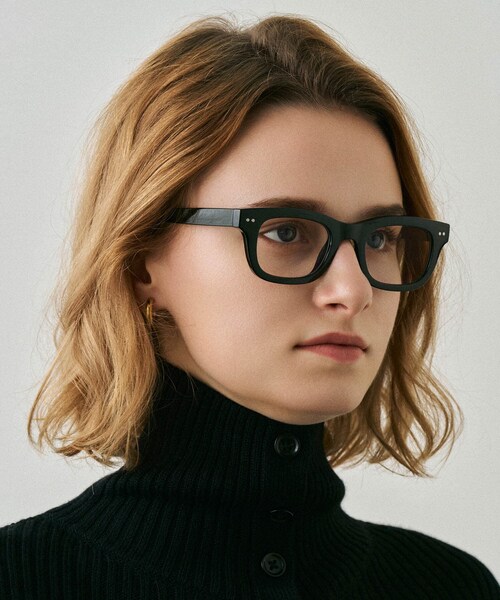 SENSE OF PLACE by URBAN RESEARCH(センスオブプレイスバイアーバンリサーチ)の「NUEF nuef0136(メガネ・レディース・BLACK/KHAKI/CLEAR×BLK・One)」の5枚目の写真