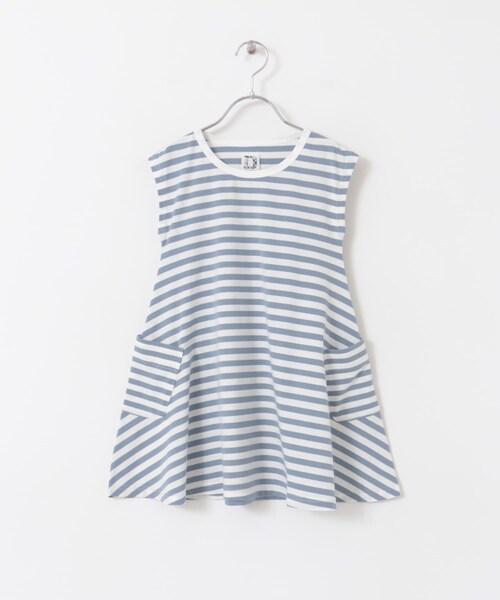 URBAN RESEARCH DOORS(アーバンリサーチドアーズ)の「ボーダーフレアワンピース(KIDS)(ワンピース・キッズ・BLUE/PURPLE・105/120/135)」の11枚目の写真