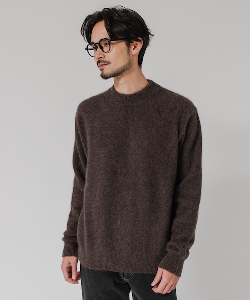 FOX CASHMERE CREW-NECK KNIT【公式通販】