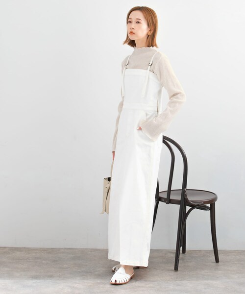 URBAN RESEARCH ROSSO（アーバンリサーチロッソ）の「『別注』Lee×ROSSO　BELTED CAMISOLE DRESS（ワンピース・レディース・ONE WASH/WHITE・XS/S）」の9枚目の写真