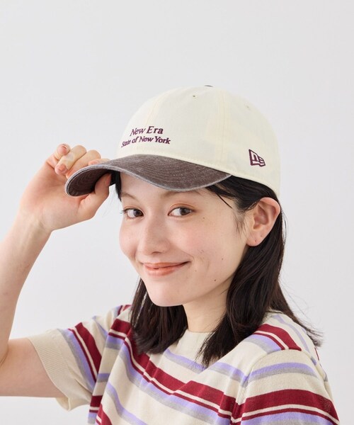 ROPE' PICNIC(ロペピクニック)の「【NEW ERA(R)/ニューエラ別注】ACID WASH 920CS CAP(キャップ・レディース・ブラウン/ネイビー・F)」の3枚目の写真