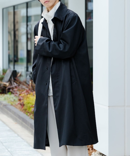 SENSE OF PLACE by URBAN RESEARCH(センスオブプレイスバイアーバンリサーチ)の「ステンカラーコート(テーラードジャケット・メンズ・BEIGE/BLACK/MINT・M/L)」の1枚目の写真