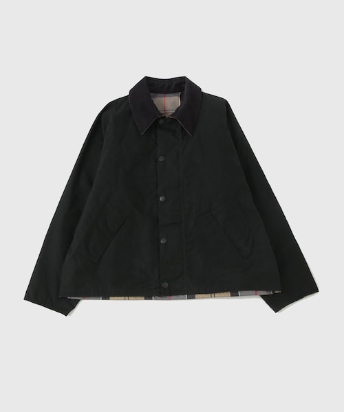 ADAM ET ROPE'(アダムエロペ)の「《別注》【Barbour/バブアー】TRANSPORT リバーシブルブルゾン / ブルガリア製(ブルゾン・メンズ・ブラック・L/M/S/XL)」の19枚目の写真