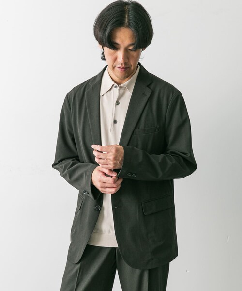 URBAN RESEARCH DOORS(アーバンリサーチドアーズ)の「『イージーケア/速乾』LIFE STYLE TAILOR ウォッシャブルアクティブジャケット(テーラードジャケット・メンズ・KHAKI/NAVY/GRAY・S/M/L/XL)」の17枚目の写真