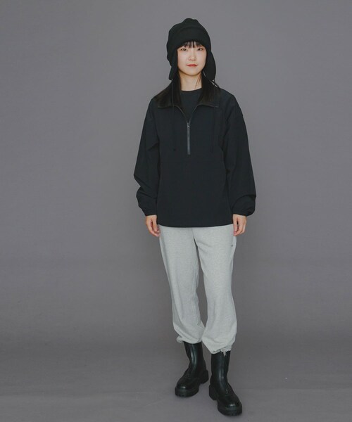 SENSE OF PLACE by URBAN RESEARCH(センスオブプレイスバイアーバンリサーチ)の「『ユニセックス』Uiscel 4WAYストレッチアノラック(その他トップス・レディース・BLACK/OLIVE・M/L)」の10枚目の写真