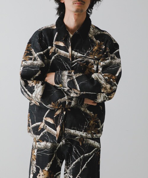 URBAN RESEARCH（アーバンリサーチ）の「HELLA GREEN　Cheese Camo Jacket（ブルゾン・メンズ・WHITE/BLACK・L/XL）」の18枚目の写真