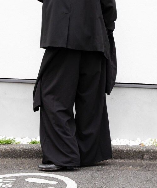 SENSE OF PLACE by URBAN RESEARCH（センスオブプレイスバイアーバンリサーチ）の「ベルトテッドジャンプスーツ（つなぎ/オールインワン・メンズ・BLACK/BEIGE・M/L）」の14枚目の写真
