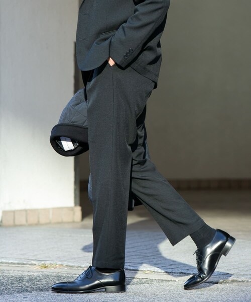 URBAN RESEARCH DOORS（アーバンリサーチドアーズ）の「LIFE STYLE TAILOR　ツイルストレッチパンツ（スラックス・メンズ・NAVY/KHAKI/GREIGE・S/M/L/XL）」の8枚目の写真