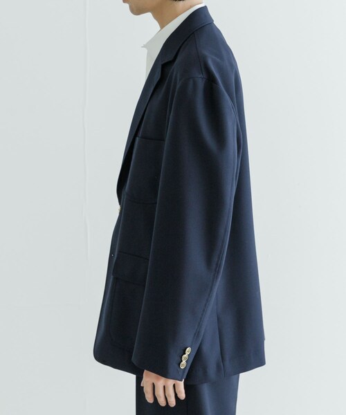 URBAN RESEARCH(アーバンリサーチ)の「FREEMANS SPORTING CLUB St MARKS JACKET(テーラードジャケット・メンズ・ネイビー/ダークグリーン・S/M/L)」の12枚目の写真