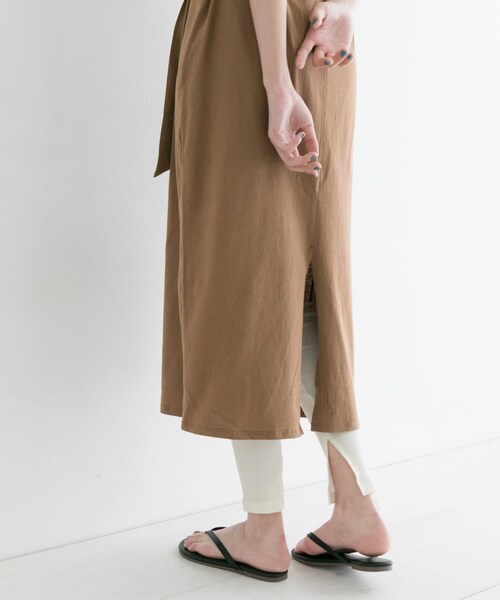 SMELLY（スメリー）の「スリットリブレギンス∴（レギンス/スパッツ・レディース・L.GRY/IVO/C.GRY/BLK・-）」の6枚目の写真