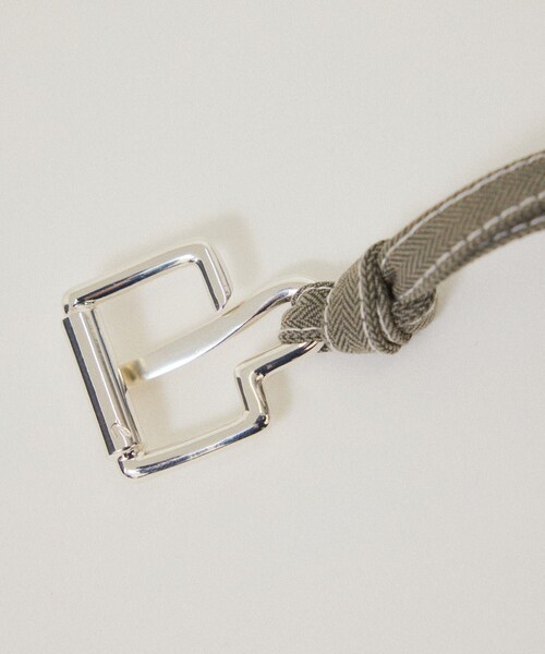 ADAM ET ROPE'（アダムエロペ）の「【AXEP（アクセップ）】mini buckle silver（ベルト・レディース・シルバー・F）」の12枚目の写真
