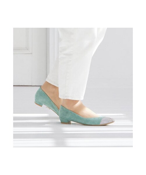 Riz raffinee(リズラフィーネ)の「リズ ラフィーネ Riz raffinee アシメトリーカットパンプス (パンプス・レディース・BL/OK/GRS/PKS・220/22cm/225/22.5cm/230/23cm/235/23.5cm/240/24cm/245/24.5cm)」の8枚目の写真