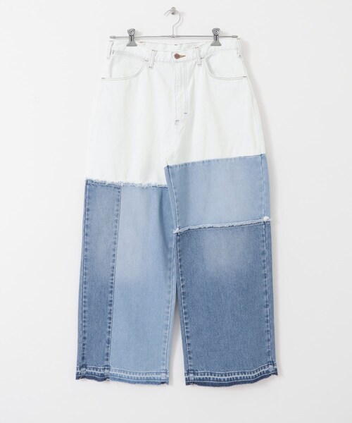 URBAN RESEARCH Sonny Label（アーバンリサーチサニーレーベル）の「Wrangler　WREMAKE WIDE（デニムパンツ・メンズ・BK USED/BL USED・M/L）」の22枚目の写真