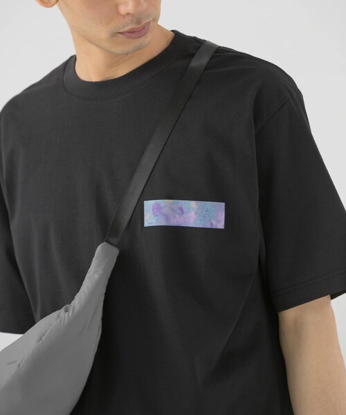 EKAL（エカル）の「『UR TECH ひやサラクール』プリントボックスTシャツ（Tシャツ/カットソー・メンズ・ホワイト/ブラック・M/L）」の19枚目の写真