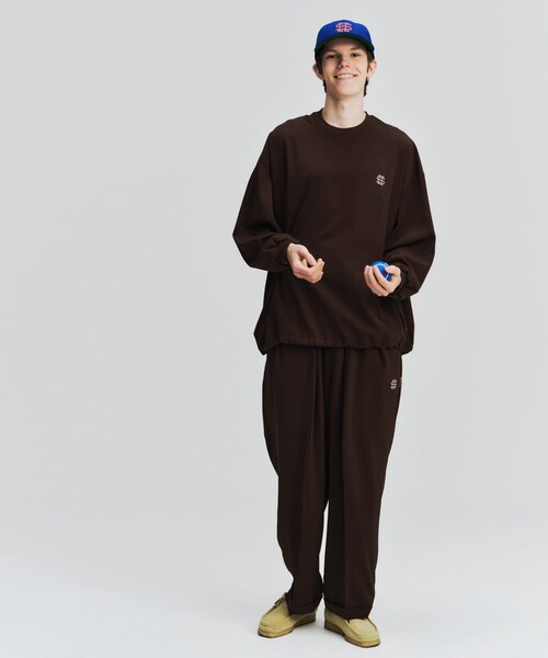 URBAN RESEARCH(アーバンリサーチ)の「SEE SEE INVERTED PLEATS PANTS(その他パンツ・メンズ・BROWN/CHARCOAL/BLACK/D NAVY・M/L/XL/XXL)」の18枚目の写真