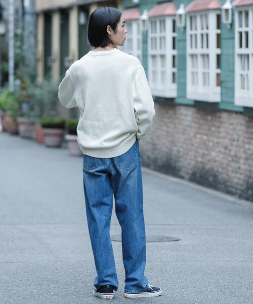 URBAN RESEARCH（アーバンリサーチ）の「『別注』RUSSELL ATHLETIC×UR　CREW NECK PULLOVER（ニット/セーター・メンズ・BLACK/IVORY・M/L）」の11枚目の写真