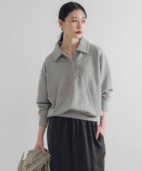 URBAN RESEARCH(アーバンリサーチ)の「シャツカラースウェット(スウェット・レディース・OFF/GRAY/NAVY・FREE)」の20枚目の写真