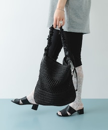 RODE SKO | 2WAYギャザーショルダーラメバッグ(ショルダーバッグ)