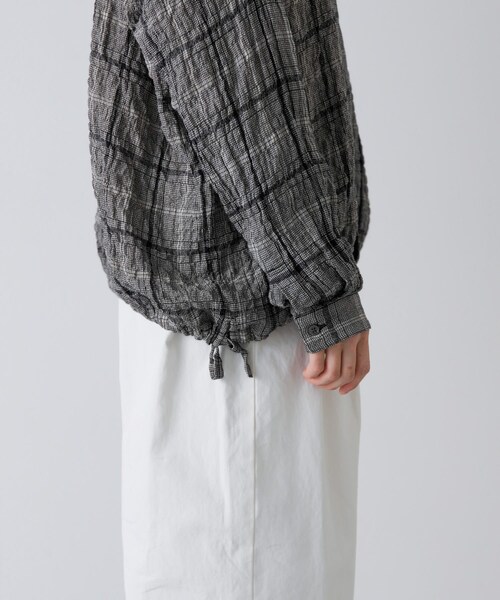 かぐれ（カグレ）の「リネンレーヨンチェックシャツカーディガン（シャツ/ブラウス・レディース・CHECK M/CHECK S・Free）」の16枚目の写真