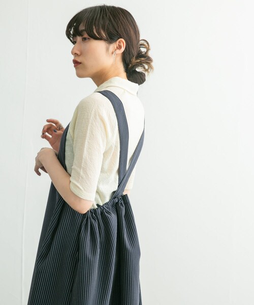 KBF(ケイビーエフ)の「ジャガードポロカーディガン(カーディガン/ボレロ・レディース・CHARCOAL/IVORY/BLUE・one)」の13枚目の写真