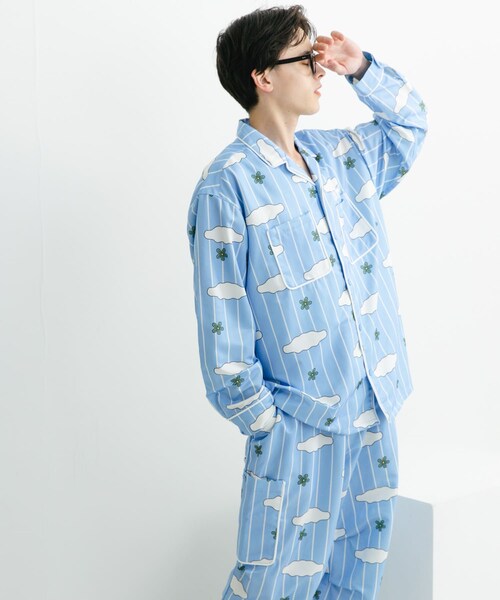SENSE OF PLACE by URBAN RESEARCH(センスオブプレイスバイアーバンリサーチ)の「『別注』OATSIDE×SENSE OF PLACE オープンカラーシャツ(シャツ/ブラウス・メンズ・BLUE/BLACK/GRAY・M/L)」の20枚目の写真