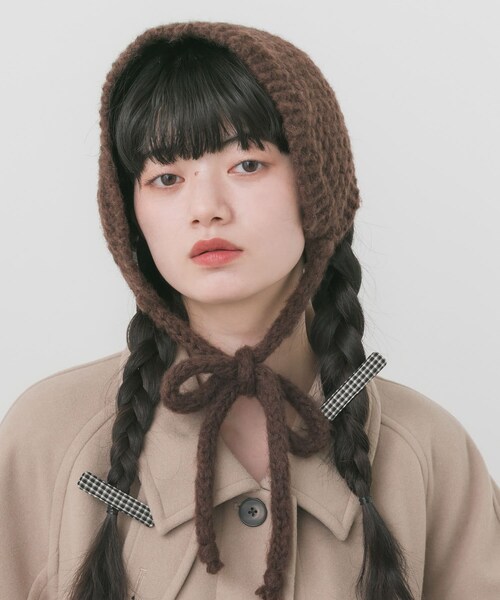 SMELLY(スメリー)の「ニットイヤーマフ(イヤーマフ・レディース・IVO/BRN・-)」の10枚目の写真
