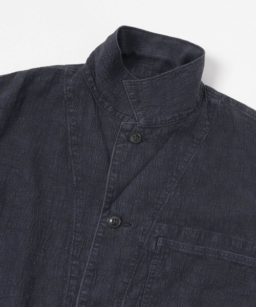 URBAN RESEARCH(アーバンリサーチ)の「HERILL Linen P41 CoverallJacket(カバーオール・メンズ・Natural/Navy・2/3)」の8枚目の写真