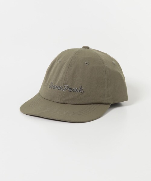 URBAN RESEARCH DOORS（アーバンリサーチドアーズ）の「Snow Peak Apparel　Snow Peak Typography Cap（キャップ・レディース・BLACK/PINK/OLIVE・One）」の2枚目の写真