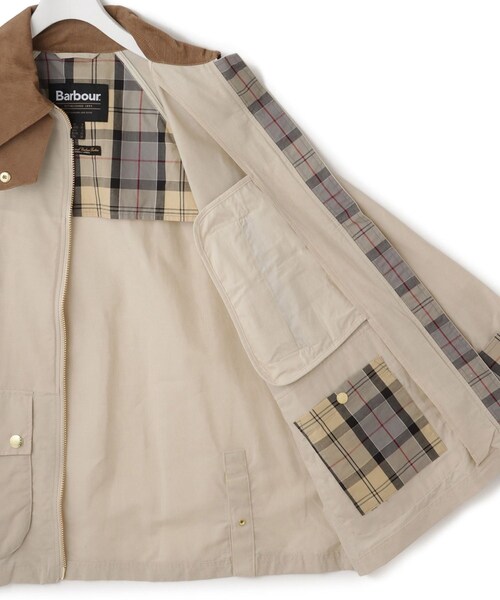 ADAM ET ROPE'(アダムエロペ)の「【Barbour(バブアー)】ICONS BEDALE SHOWERPROOF JACKET(その他アウター・レディース・ベージュ/ネイビー・10/8)」の13枚目の写真