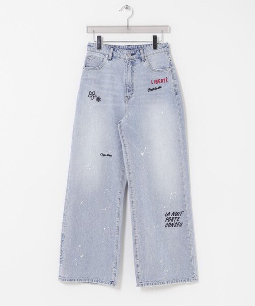 URBAN RESEARCH（アーバンリサーチ）の「『別注』PICCADILLY×URBAN RESEARCH　刺繍デニムパンツ（デニムパンツ・レディース・LT GRAY/LT INDIGO・36/38/40）」の19枚目の写真