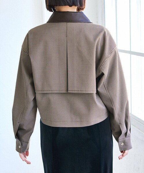 VIS（ビス）の「ショートカバーオールジャケット（カバーオール・レディース・ブラウン系/ベージュ・F）」の19枚目の写真