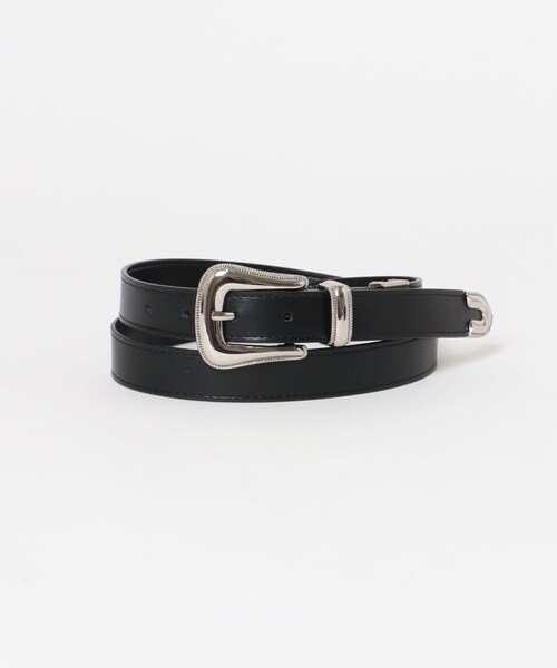 SENSE OF PLACE by URBAN RESEARCH(センスオブプレイスバイアーバンリサーチ)の「FLウエスタンベルト25mm(ベルト・メンズ・BLACK/BROWN/KHAKI・one)」の1枚目の写真