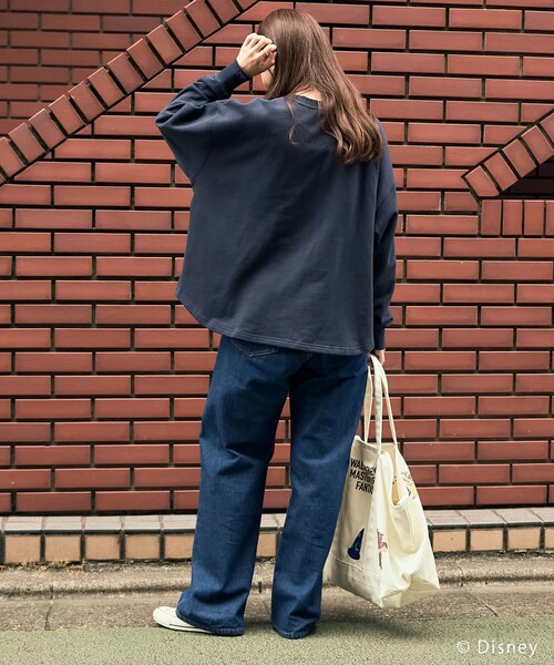 URBAN RESEARCH(アーバンリサーチ)の「別注/Disney/キャンバスバッグ(トートバッグ・レディース・NATURAL/NAVY・Free)」の7枚目の写真